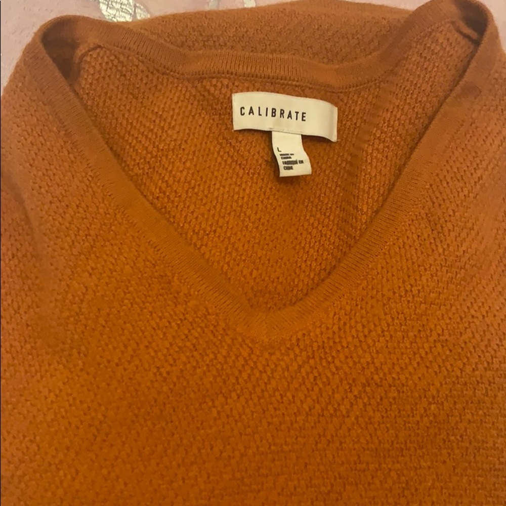 Orange sweater